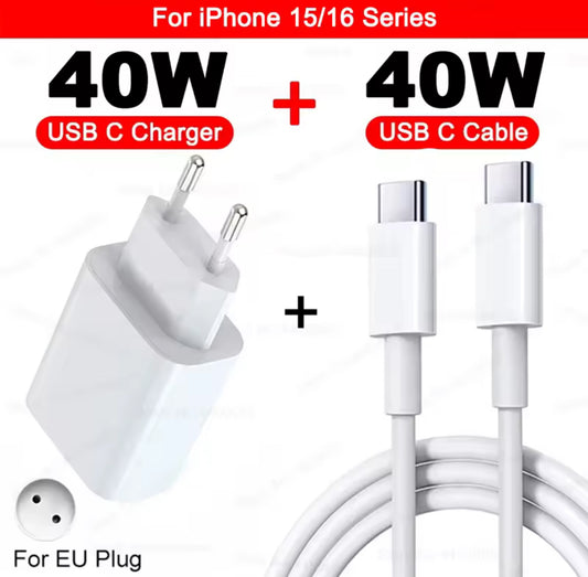 Cargador USB tipo C cargador rápido